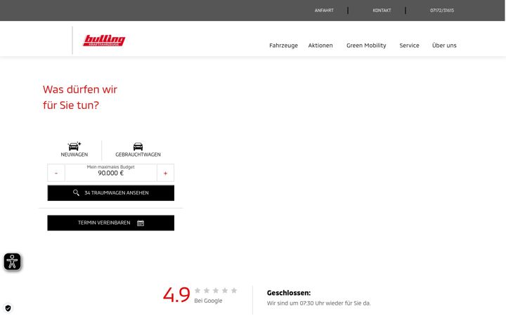Screenshot of autohaus-bulling.de