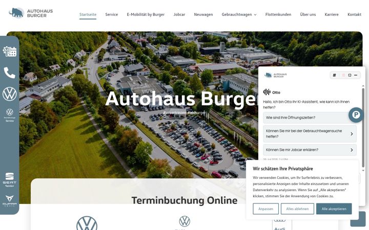 Screenshot of autohaus-burger.de