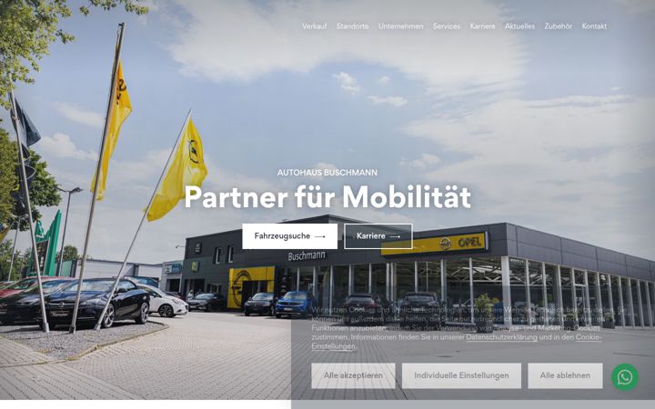Screenshot of autohaus-buschmann.com