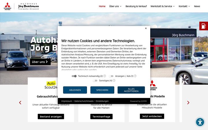 Screenshot of autohaus-buschmann.de