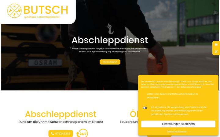 Captura de pantalla de autohaus-butsch.de