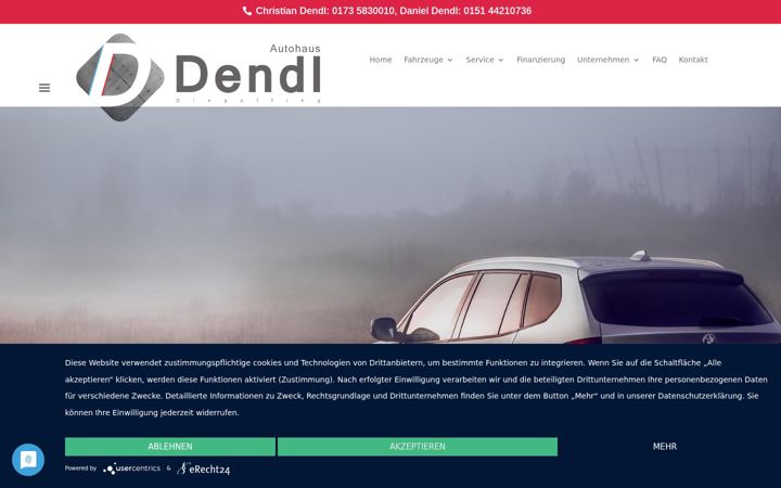 Screenshot of autohaus-dendl-dingolfing.de