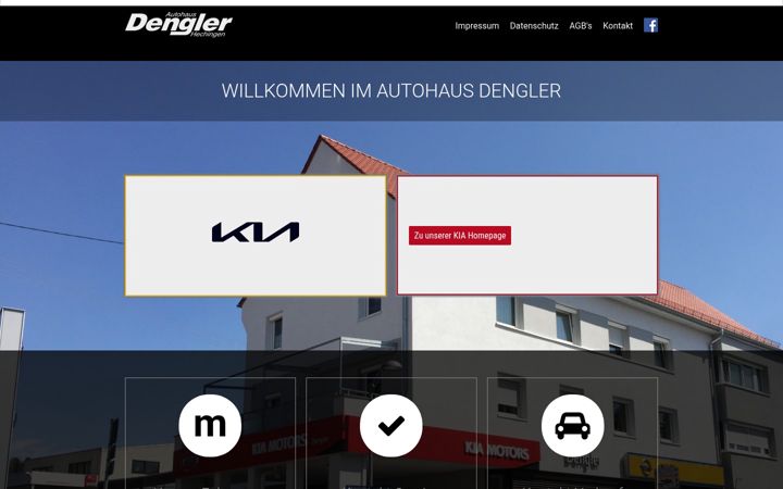 Screenshot of autohaus-dengler.com