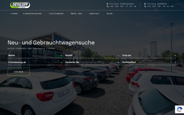Posnetek zaslona autohaus-dethloff.de