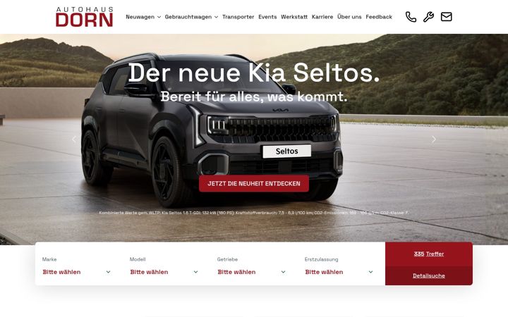 Screenshot of autohaus-dorn.de