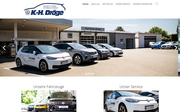 Screenshot of autohaus-droege.de