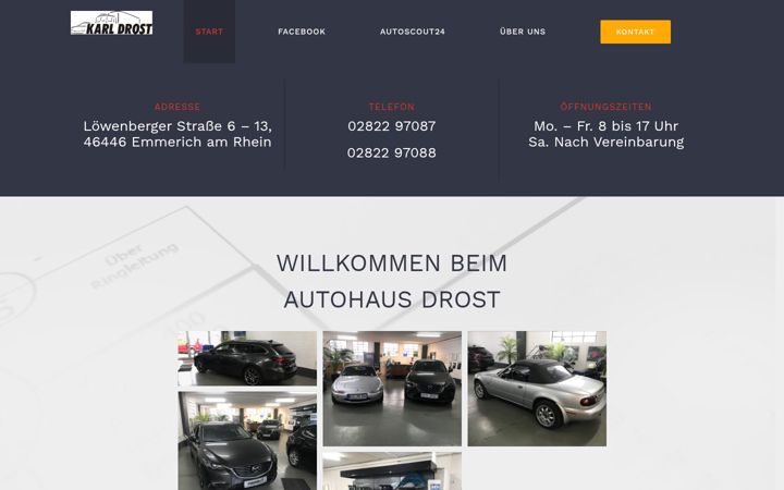 Screenshot of autohaus-drost.de