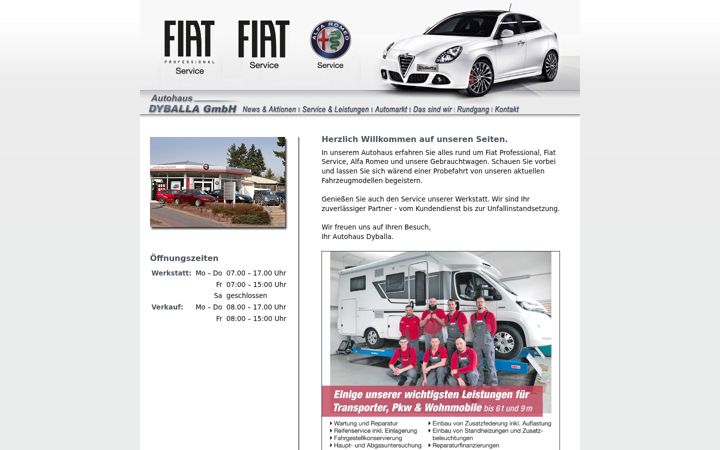 Screenshot of autohaus-dyballa.de