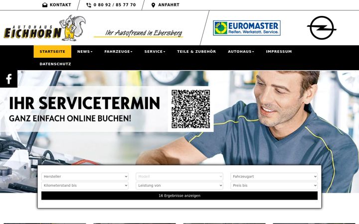 Screenshot of autohaus-eichhorn.de