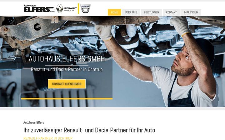 Screenshot of autohaus-elfers.de
