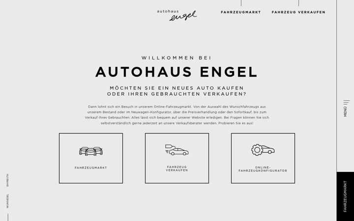 Captură de ecran a autohaus-engel.de