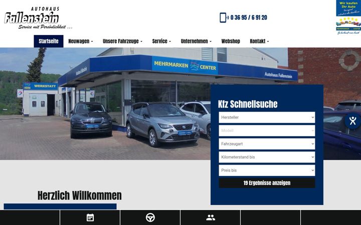Skærmbillede af autohaus-fallenstein.de