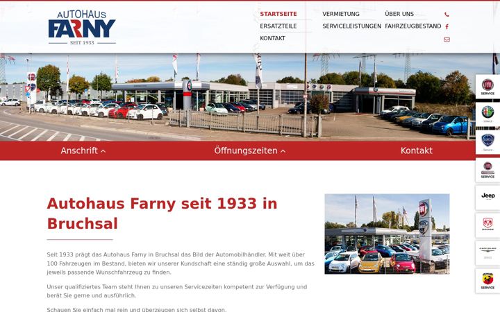 Screenshot of autohaus-farny.de