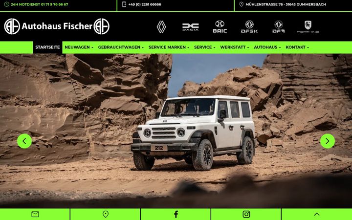 Captura de pantalla de autohaus-fischer-gm.de