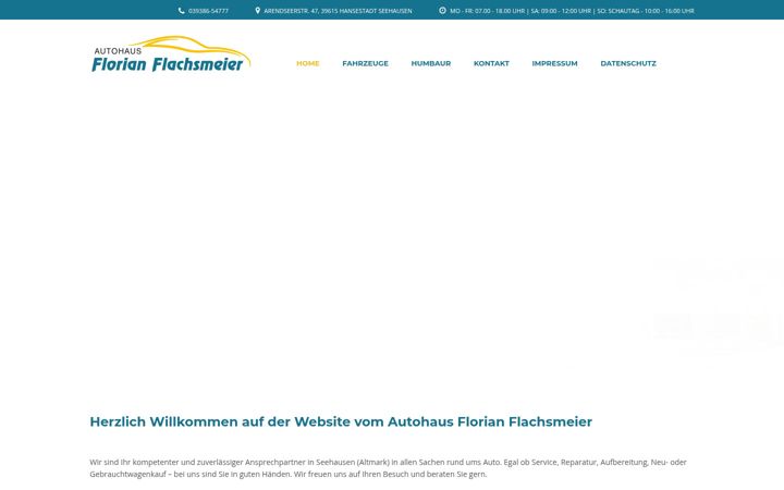 Screenshot ta' autohaus-flachsmeier.de