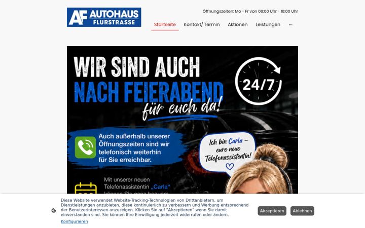 Screenshot of autohaus-flurstrasse.de
