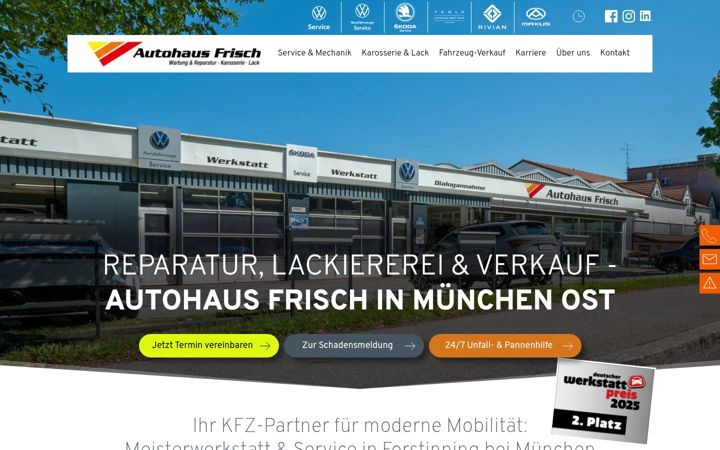Screenshot of autohaus-frisch.de