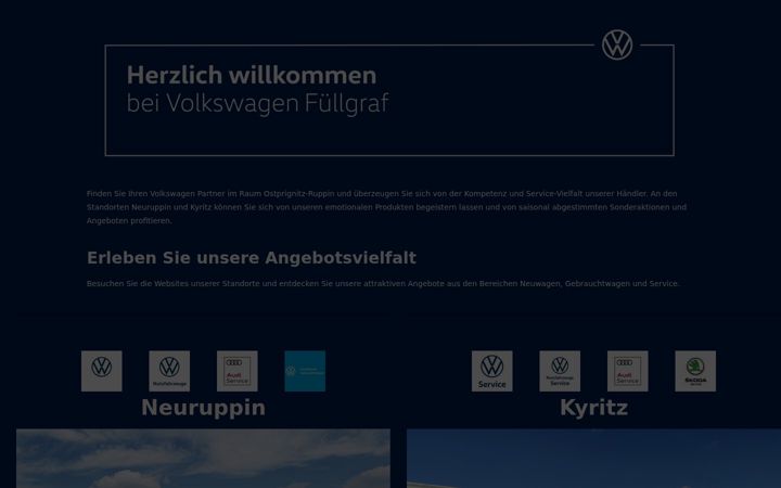 Captura de pantalla de autohaus-fuellgraf.de