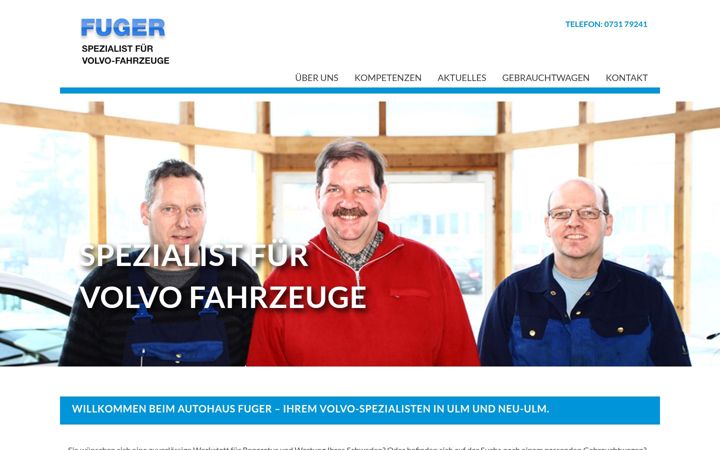 Captura de pantalla de autohaus-fuger.de