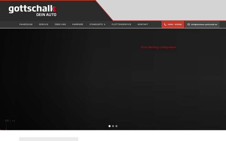 Captura de pantalla de autohaus-gottschalk.de