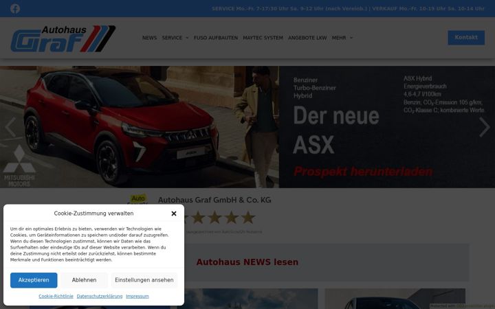 Captura de pantalla de autohaus-graf-winnenden.de