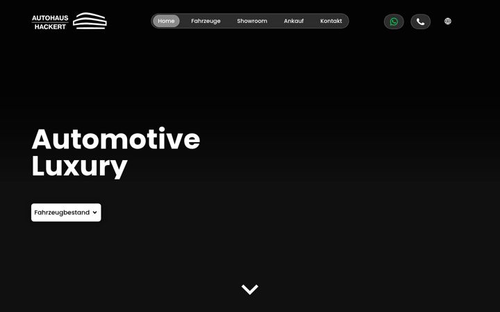 Captura de ecrã de autohaus-hackert.de