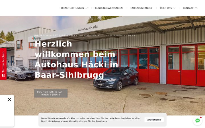 Capture d'écran de autohaus-haecki.ch