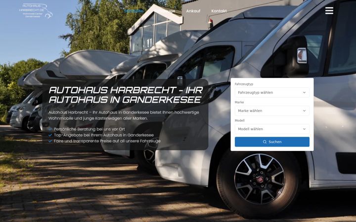 Posnetek zaslona autohaus-harbrecht.de