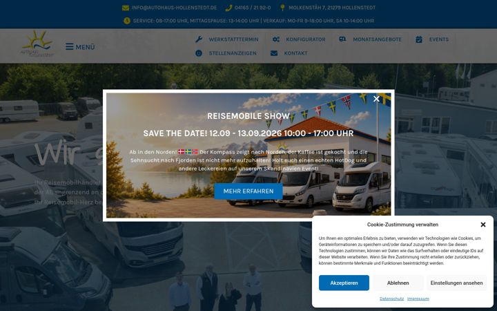 Ekrānuzņēmums no autohaus-hollenstedt.de