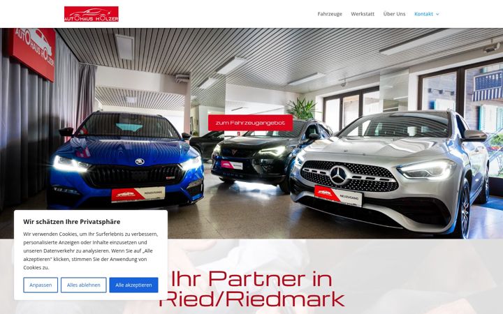 Screenshot of autohaus-holzer.at
