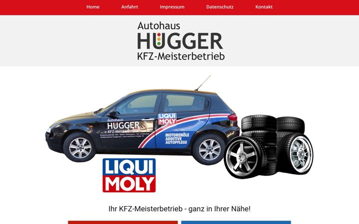 Screenshot of autohaus-hugger.de