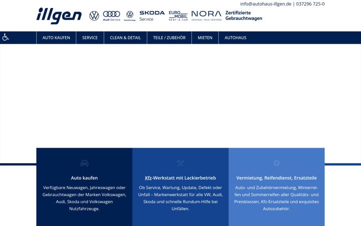 Screenshot of autohaus-illgen.de