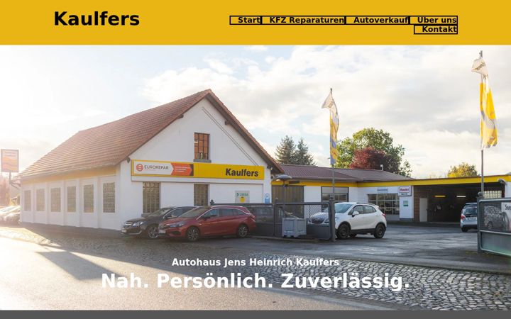 Screenshot of autohaus-kaulfers.de