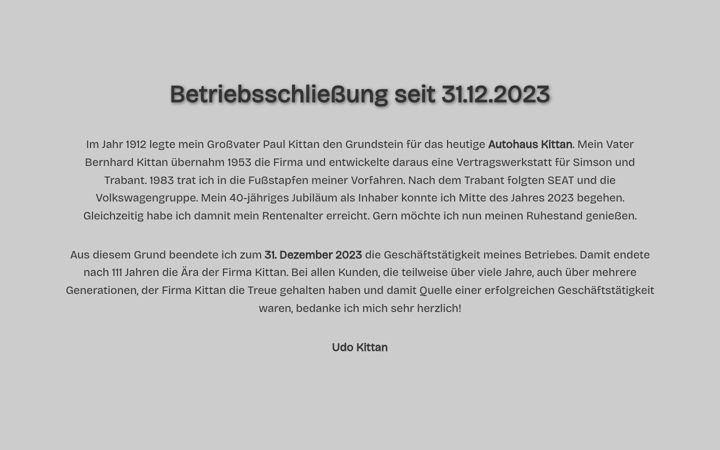 Screenshot of autohaus-kittan.de