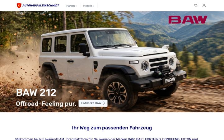Screenshot of autohaus-kleinschmidt.de