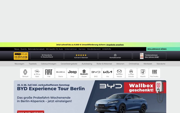 Screenshot of autohaus-koenig.de