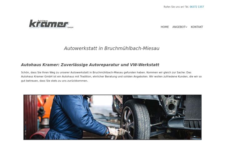 Screenshot of autohaus-kramer.de