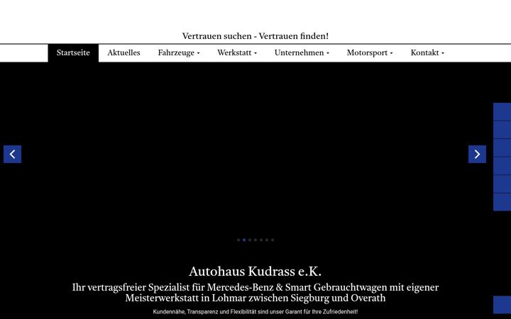 Екранна снимка на autohaus-kudrass.de