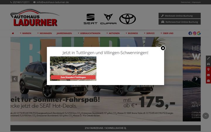 Screenshot von autohaus-ladurner.de