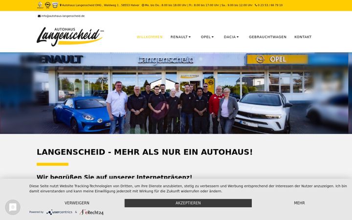 Screenshot von autohaus-langenscheid.de