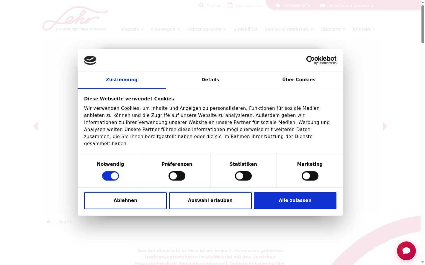 Sutikimo reklamjuostės, rodytos prieš bet kokią sąveiką, ekrano kopija