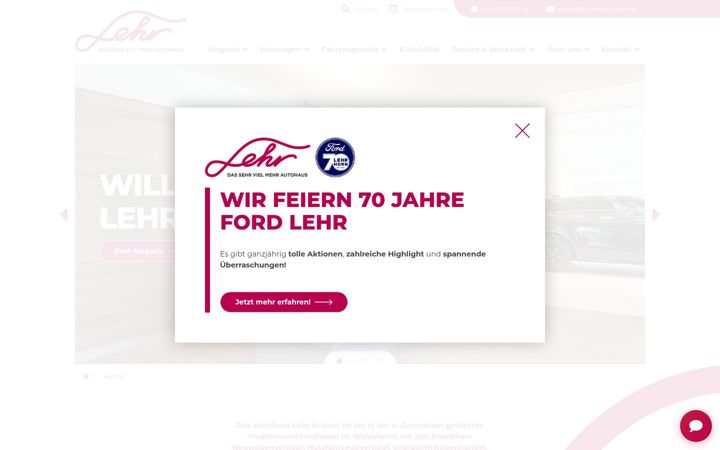 Screenshot von autohaus-lehr.at