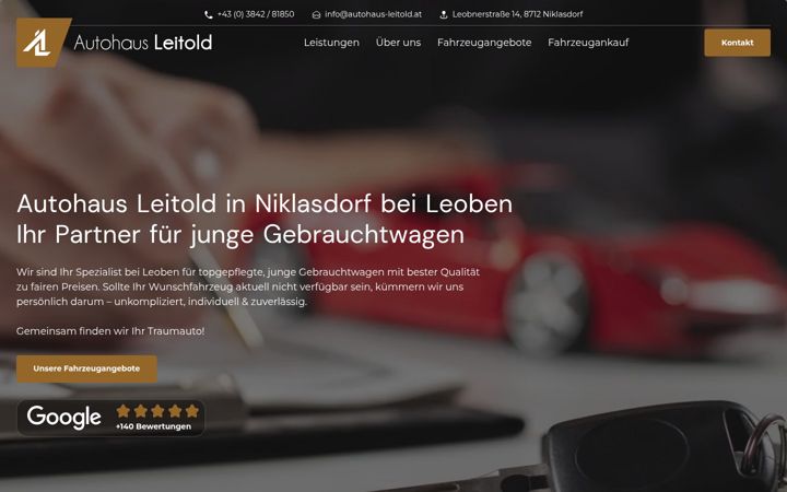 Screenshot of autohaus-leitold.at