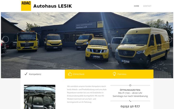 Screenshot von autohaus-lesik.de