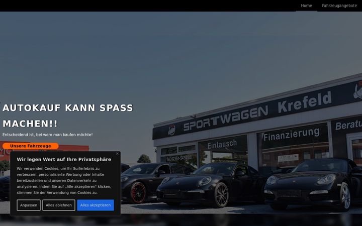 Screenshot von autohaus-leuwen.de