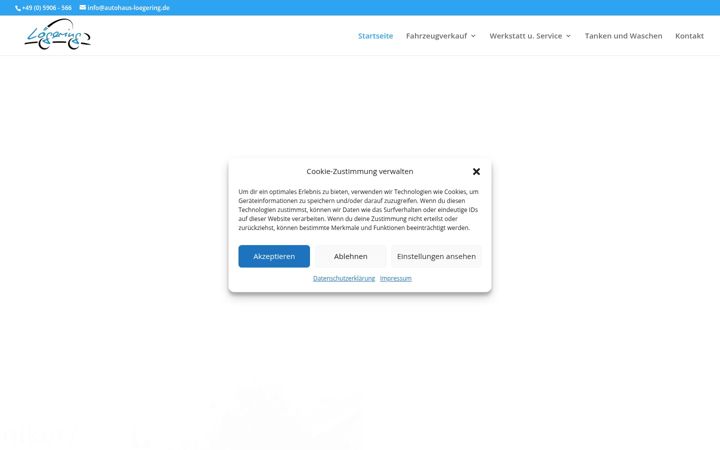 Екранна снимка на autohaus-loegering-luenne.de