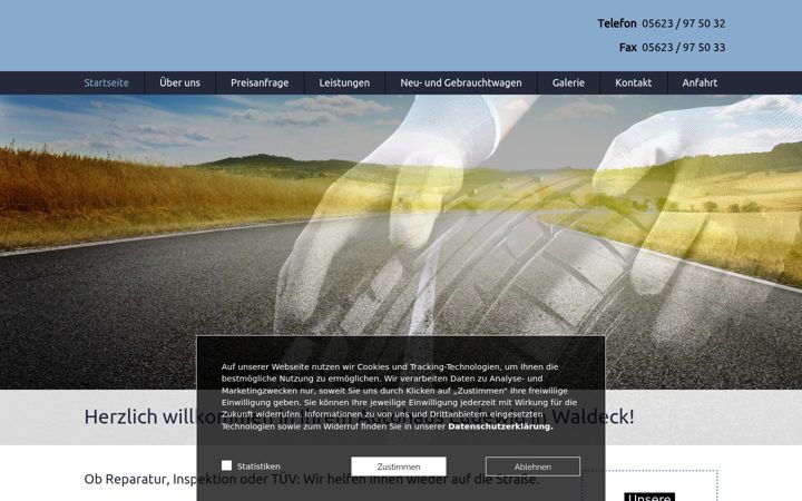Screenshot of autohaus-ludewig.com