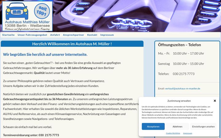 Ekrano kopija autohaus-m-mueller.de