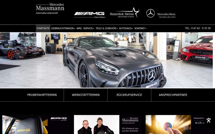 Screenshot of autohaus-massmann.de