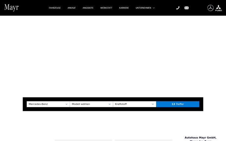 Screenshot of autohaus-mayr.de